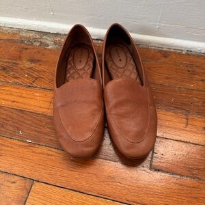 Birdies Vesper Leather Flats in Hazelnut - Size 9